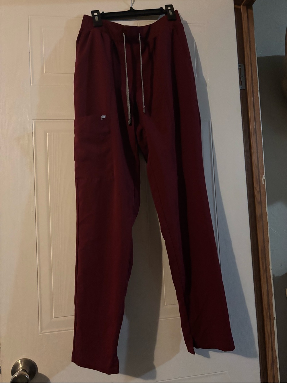 Woman’s Burgundy Scrub Pants